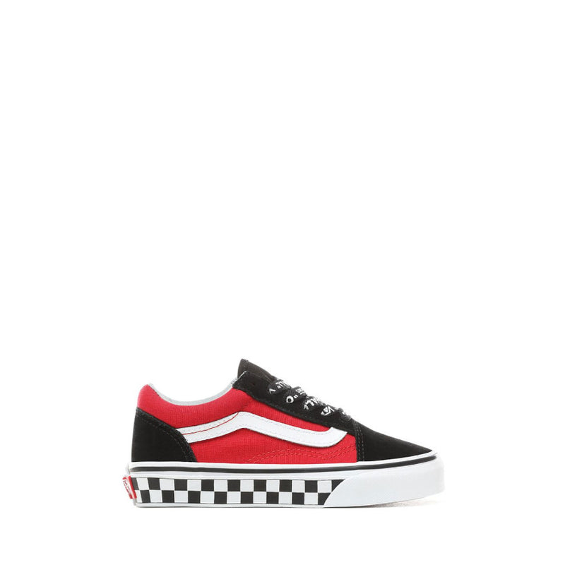 VANS SNEAKERS OLD SKOOL LOGO POP NERO - BIANCO