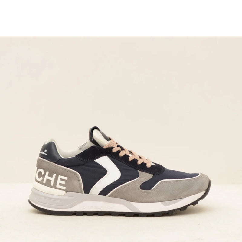 VOILE BLANCHE SNEAKERS BOOST SUEDE/NYLON GRIGIO-BLU