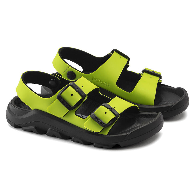 BIRKENSTOCK SANDALO MOGAMI 1019672 NERO-VERDE ACIDO