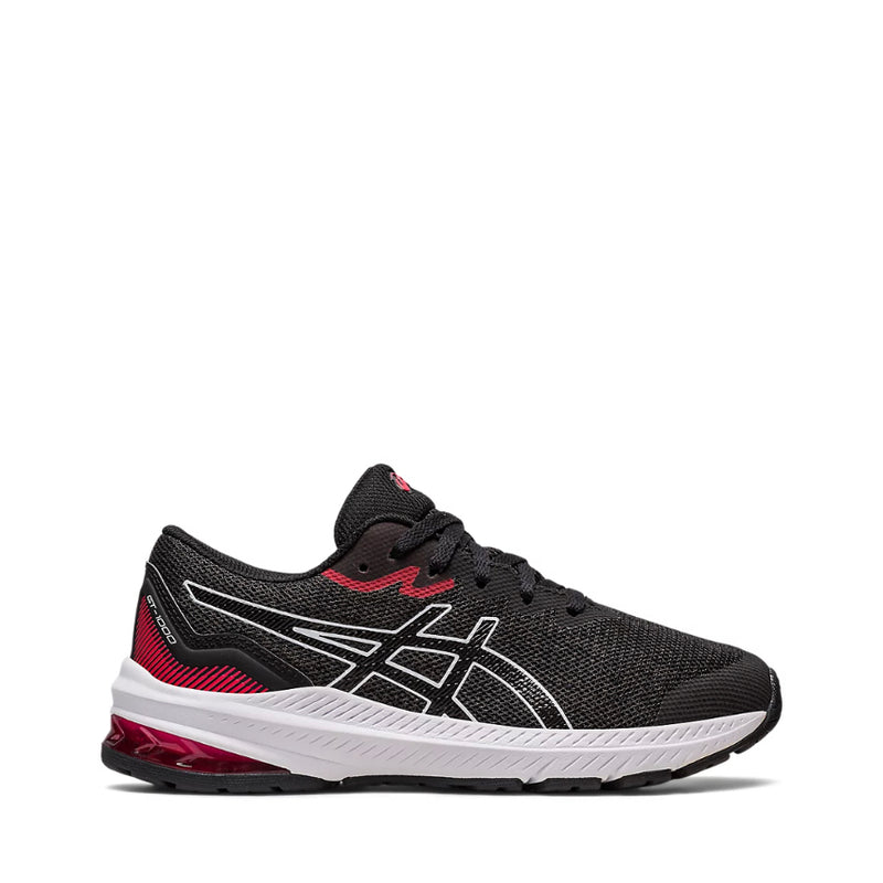 ASICS SNEAKERS GT1000 11 GS 1014A237-008 NERO-ROSSO