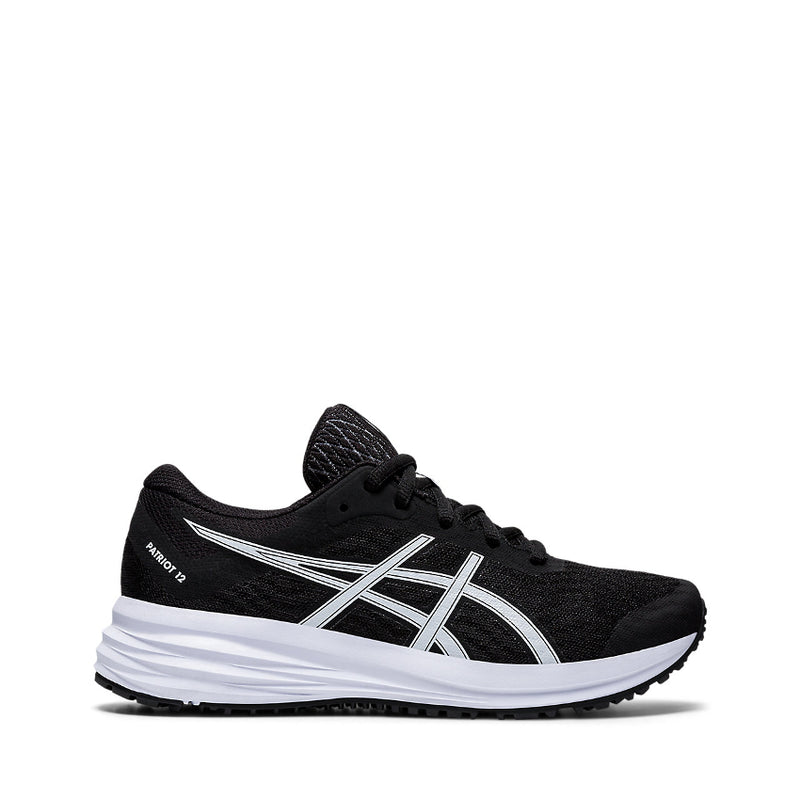 ASICS SNEAKERS PATRIOT 12 GS NERO-BIANCO