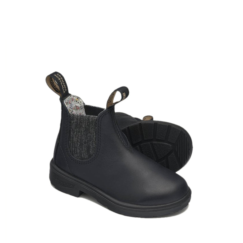 BLUNDSTONE BOOT 2096 NERO ELASTICO GLITTER ARGENTO