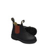 BLUNDSTONE BOOT 581 NERO ELASTICO ROSSO