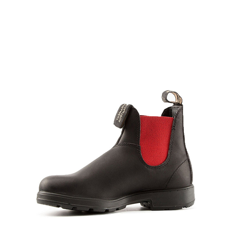 BLUNDSTONE BOOT 508 NERO ELASTICO ROSSO