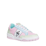 CHIARA FERRAGNI SNEAKERS CF3107 ROSA-VERDE CHIARO