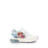GEOX SNEAKERS SPACECLUB GIRL J358VA ARIEL BIANCO-AZZURRO