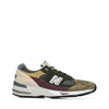 NEW BALANCE SNEAKERS 991GYB MESH VERDE-GIALLO