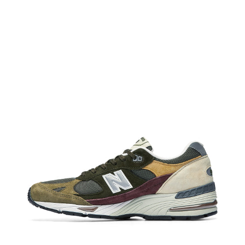 NEW BALANCE SNEAKERS 991GYB MESH VERDE-GIALLO