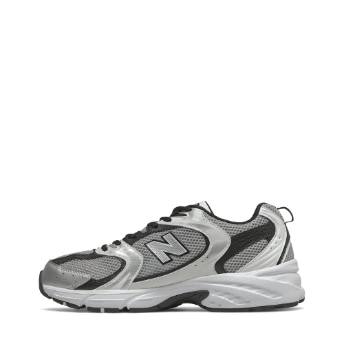 NEW BALANCE SNEAKERS 530USXD12 MESH ARGENTO-NERO