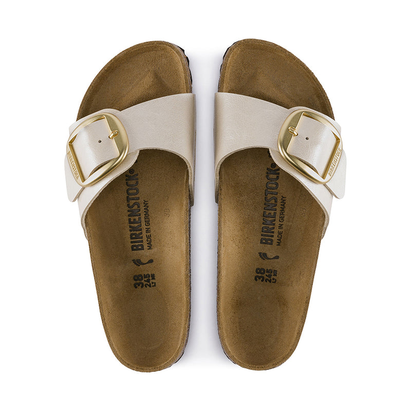 RINEO BIRKENSTOCK MADRID BIG BUCKLE PEARL BIANCO 1015279 03