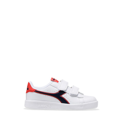 RINEO DIADORA SNEAKERS GAME P PS BIANCO-BLU-ROSSO 01