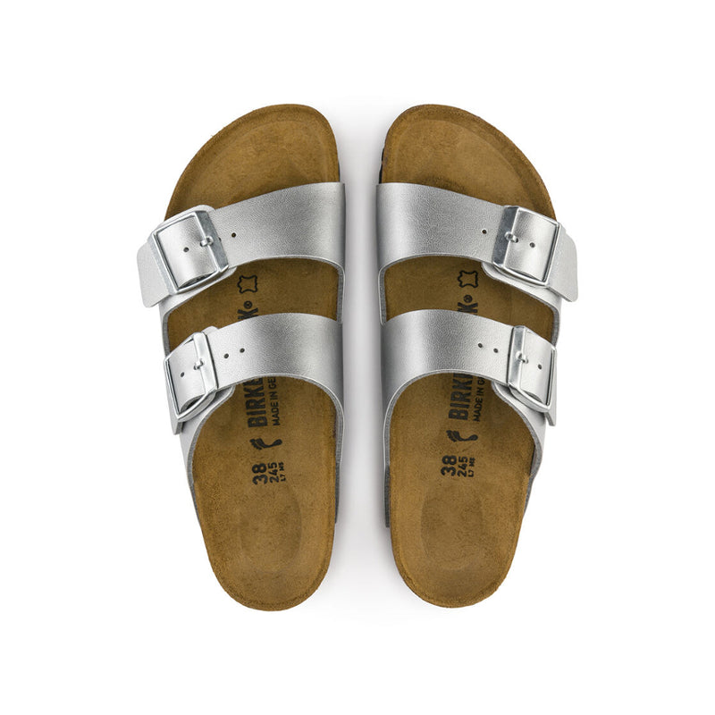 BIRKENSTOCK SANDALO ARIZONA 1012283 ARGENTO