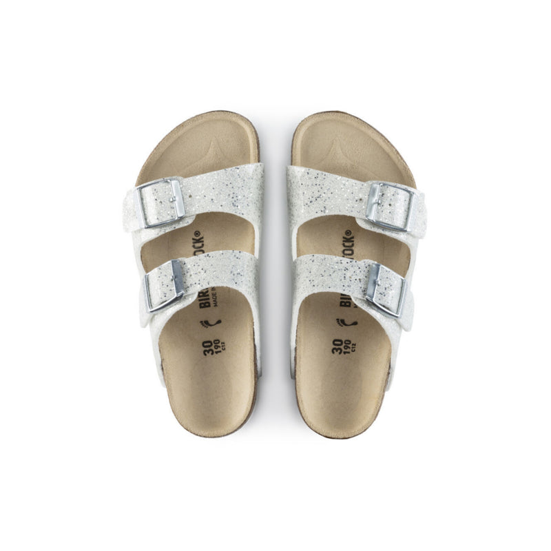 BIRKENSTOCK SANDALO ARIZONA 1022230 GLITTER BIANCO
