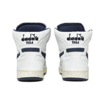 DIADORA HERITAGE SNEAKERS MI BASKET USED BIANCO - BLU