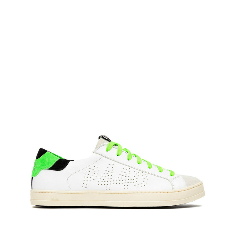 P448 SNEAKERS S22JOHN-M NEO BIANCO-VERDE-NERO