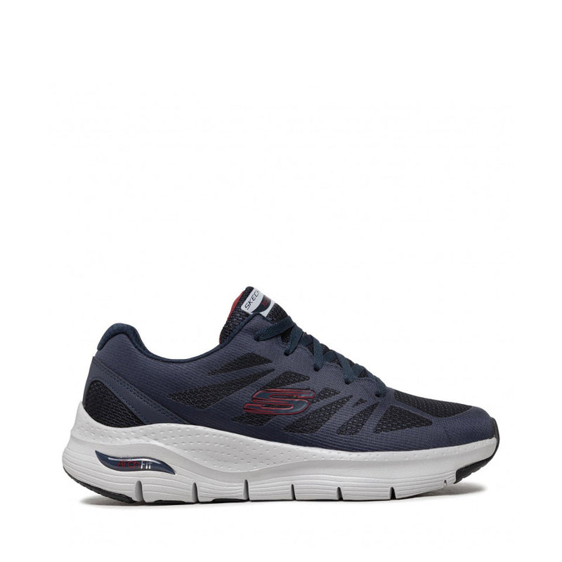 SKECHERS SNEAKERS 232042 ARCH FIT CHARGE BLU-ROSSO