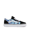 VANS SNEAKERS JN OLD SKOOL CAMO FLAME BLU- BIANCO CAMOUFLAGE