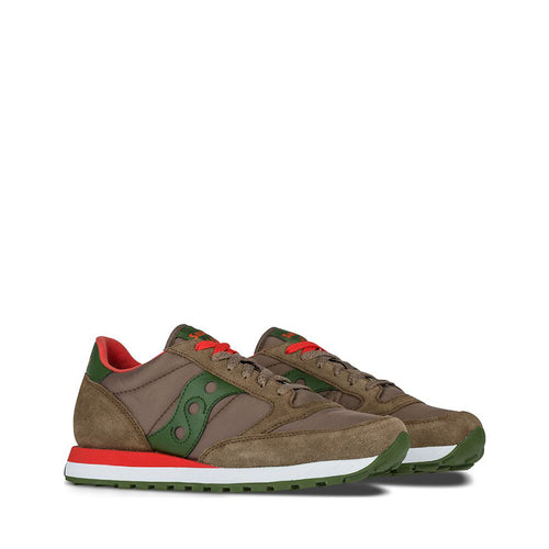 SAUCONY JAZZ MARRONE CHIARO VERDE 2 - S2044-371