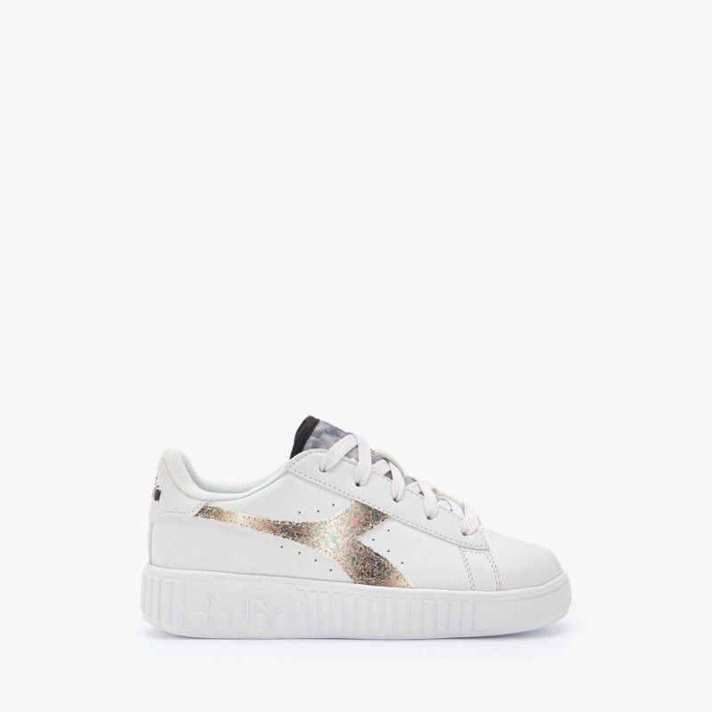 DIADORA SNEAKERS GAME STEP GLOW GS BIANCO-NERO