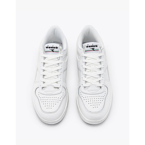 DIADORA SNEAKERS MAGIC BASKET LOW ICONA BIANCO-BIANCO