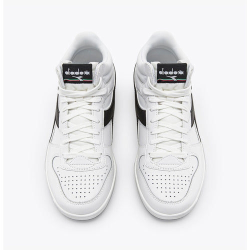 DIADORA SNEAKERS MAGIC BASKET DEMI ICONA BIANCO-BIANCO-NERO