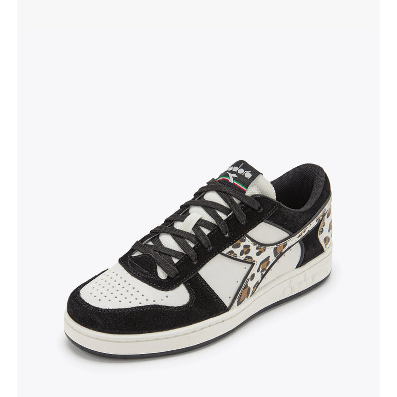 DIADORA SNEAKERS MAGIC BASKET LOW PANTHER WN BIANCO-NERO