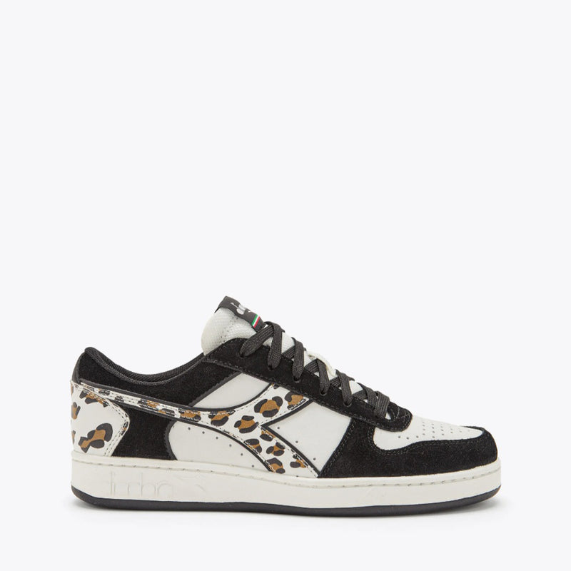 DIADORA SNEAKERS MAGIC BASKET LOW PANTHER WN BIANCO-NERO