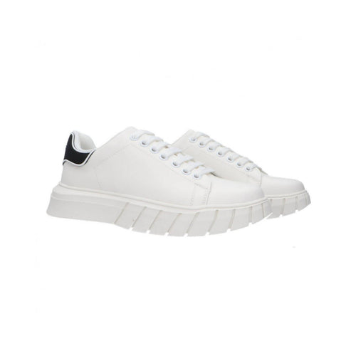 GAELLE SNEAKERS GBCDP2965 ADDICT IN ECOPELLE BIANCO-NERO