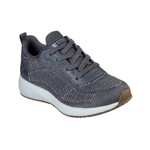 SKECHERS SNEAKERS 31347 BOBS SQUAD GLAM LEAGUE GRIGIO-ARGENTO