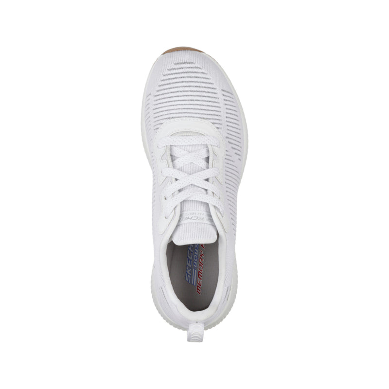 SKECHERS SNEAKERS 31347 BOBS SQUAD- GLAM LEAGUE BIANCO